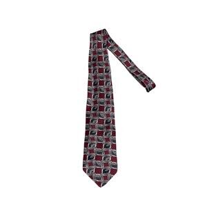 Stafford Tie, Red, Navy Blue, White, 1199Q